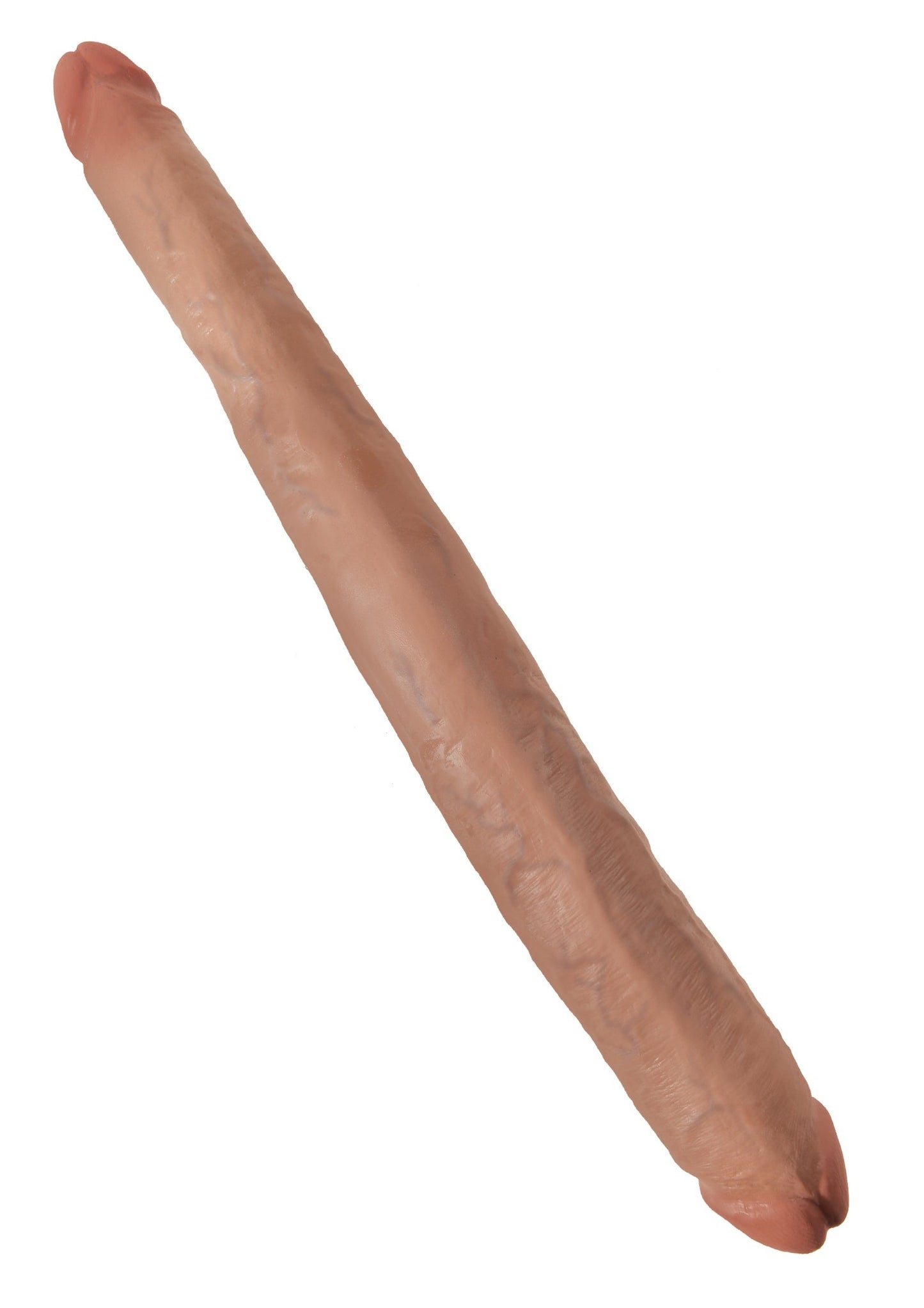 King Cock Tapered Double Dildo 16in - Caramel