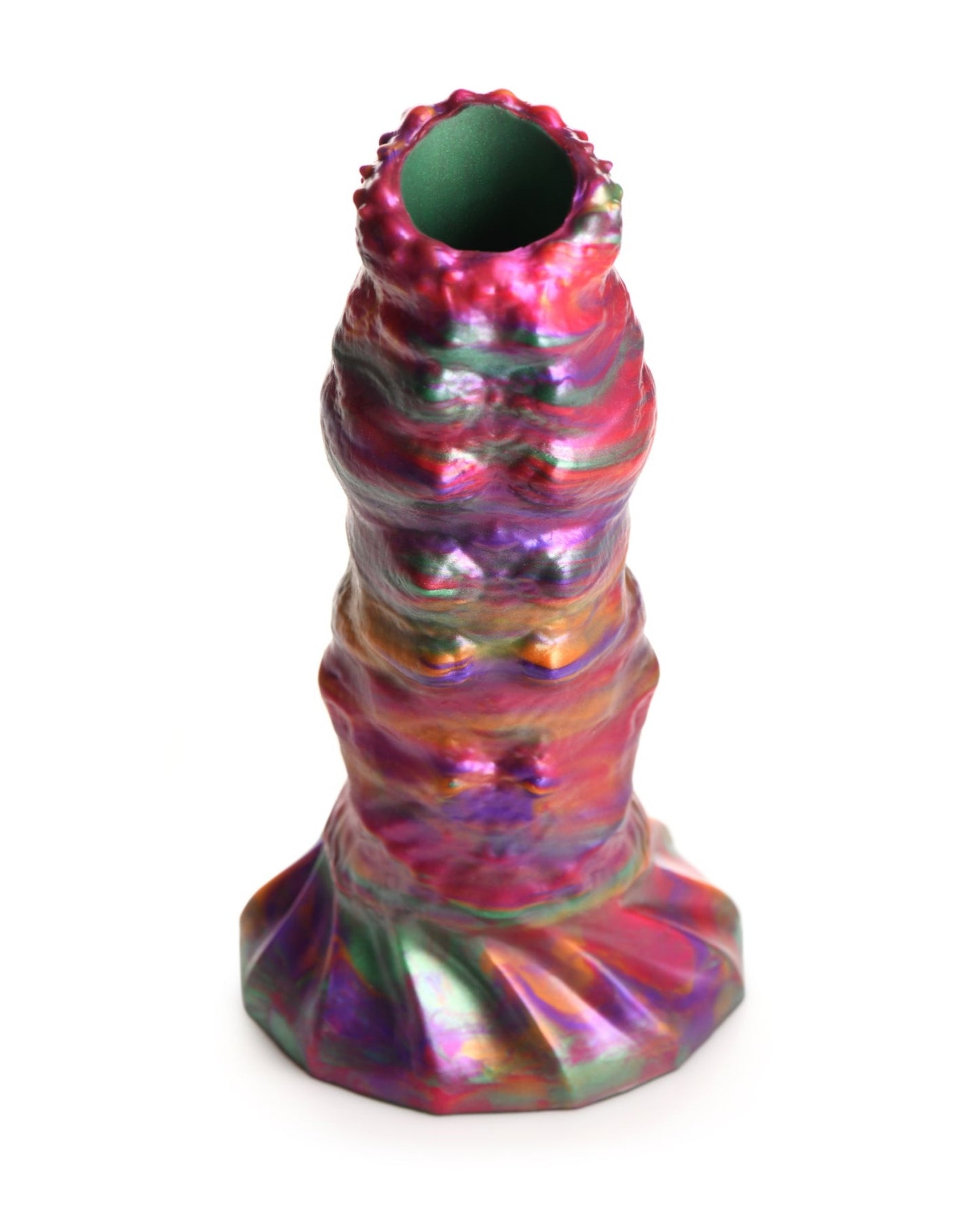 Creature Cocks Larva Silicone Ovipositor Dildo with Eggs - Multicolor