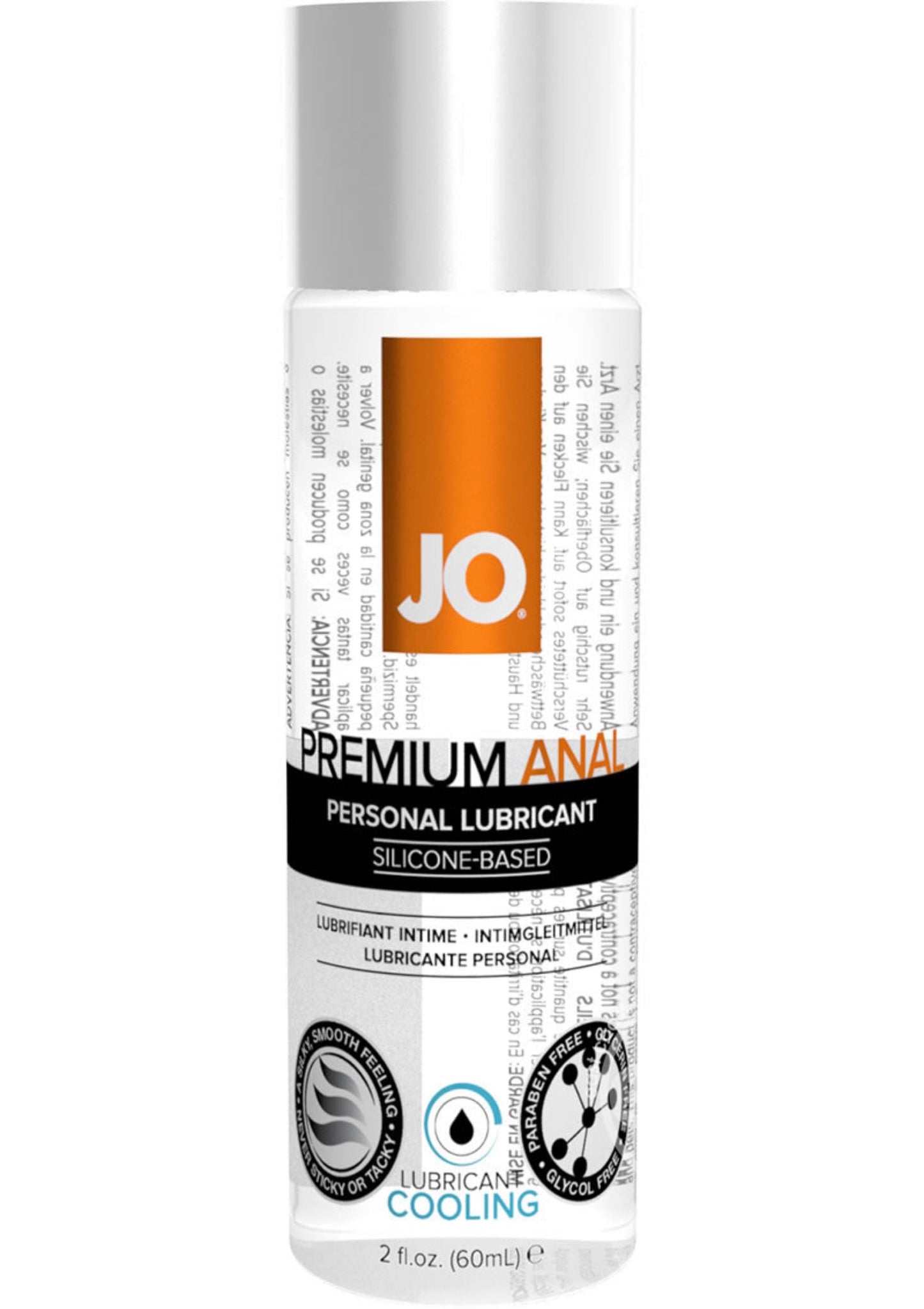 JO Premium Anal Silicone Cooling Lubricant 2oz