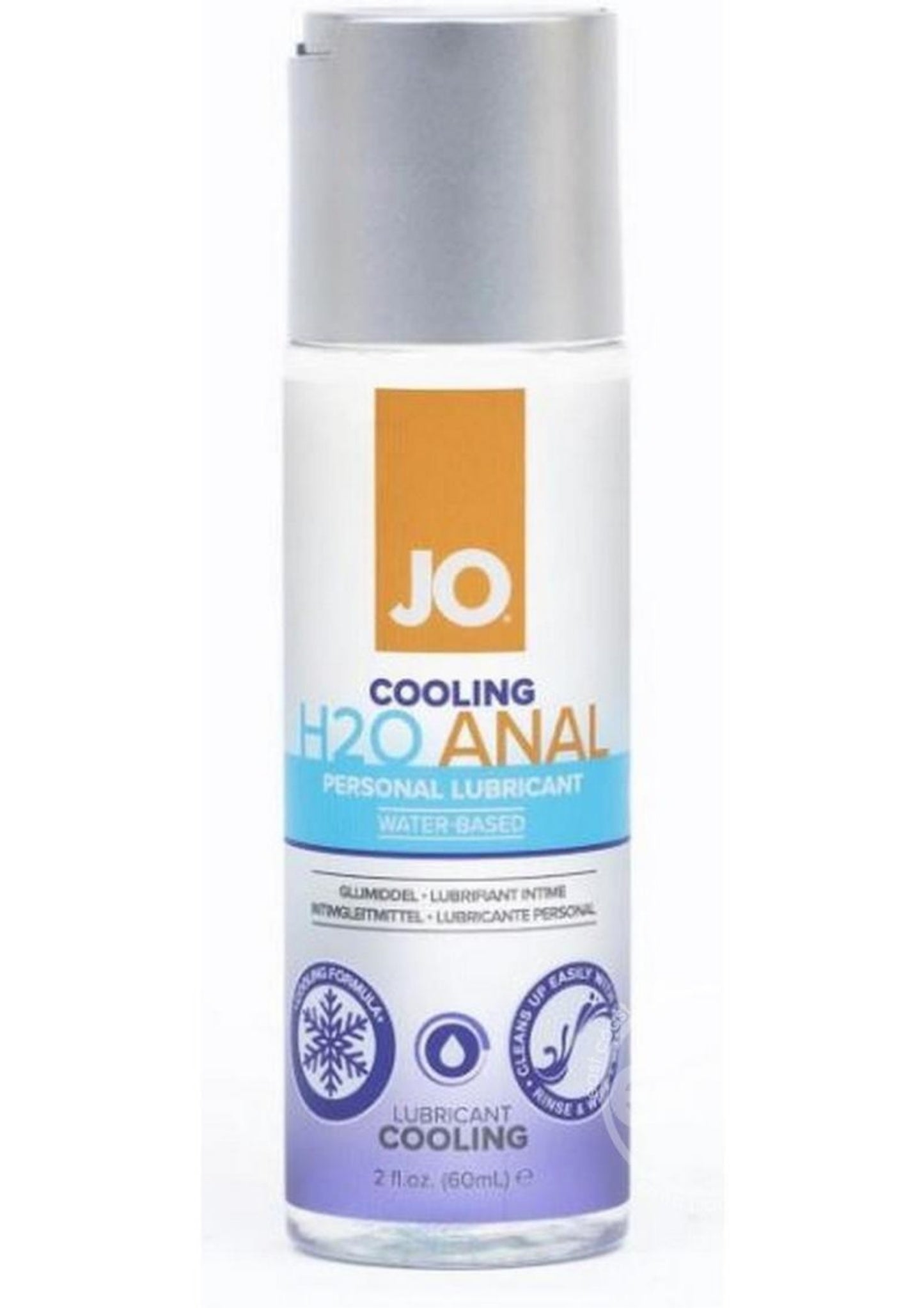 JO H2O Anal Water Based Cooling Lubricant 2oz
