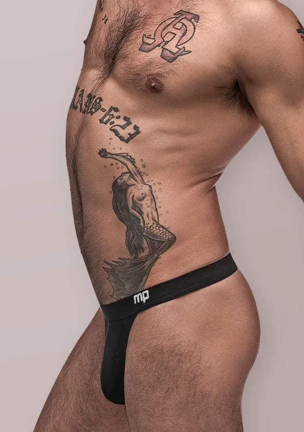 Male Power Pure Comfort Bong Thong - Black