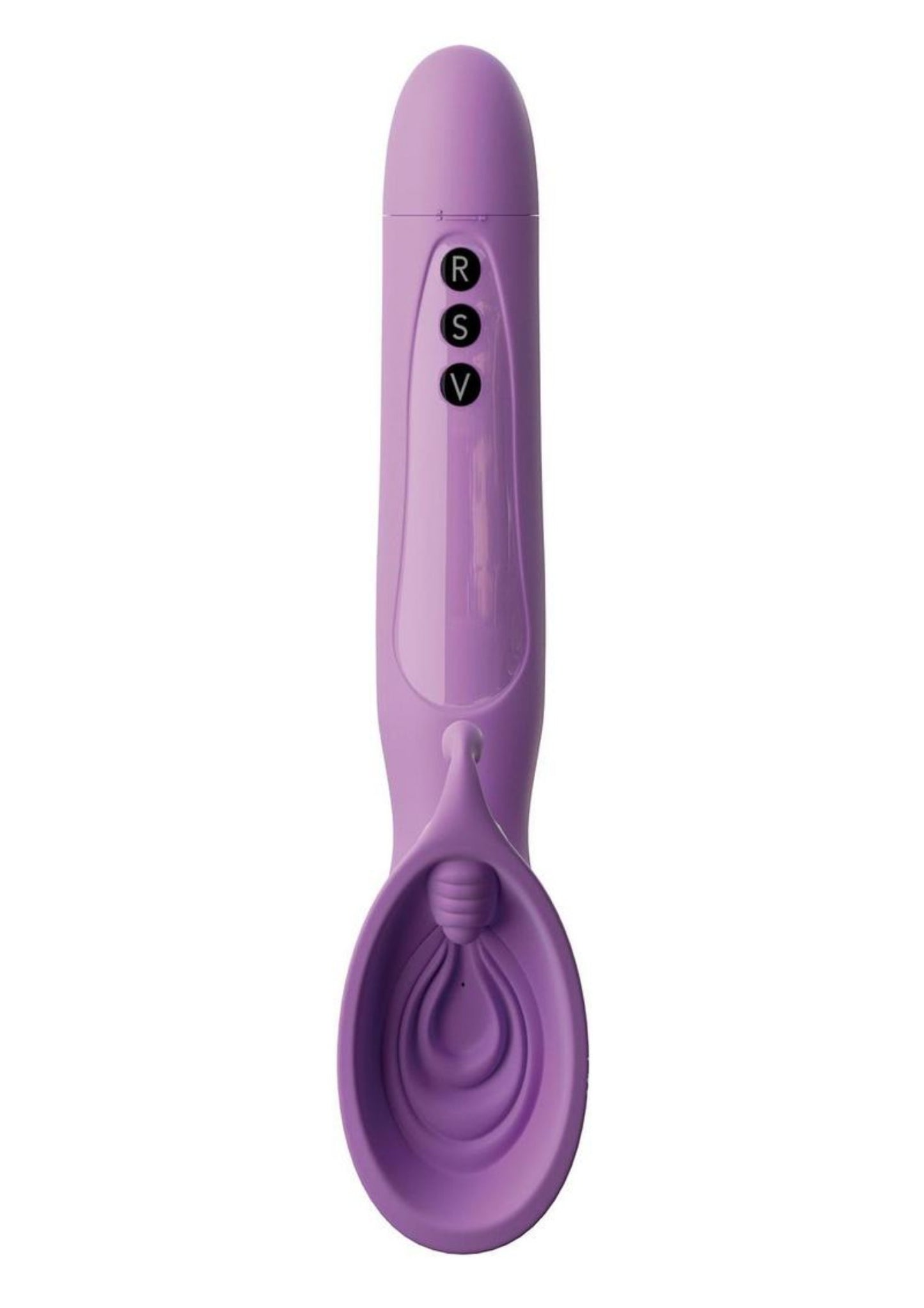 Fantasy For Her Silicone Vibrating Roto Suck-Her Stimulator - Purple