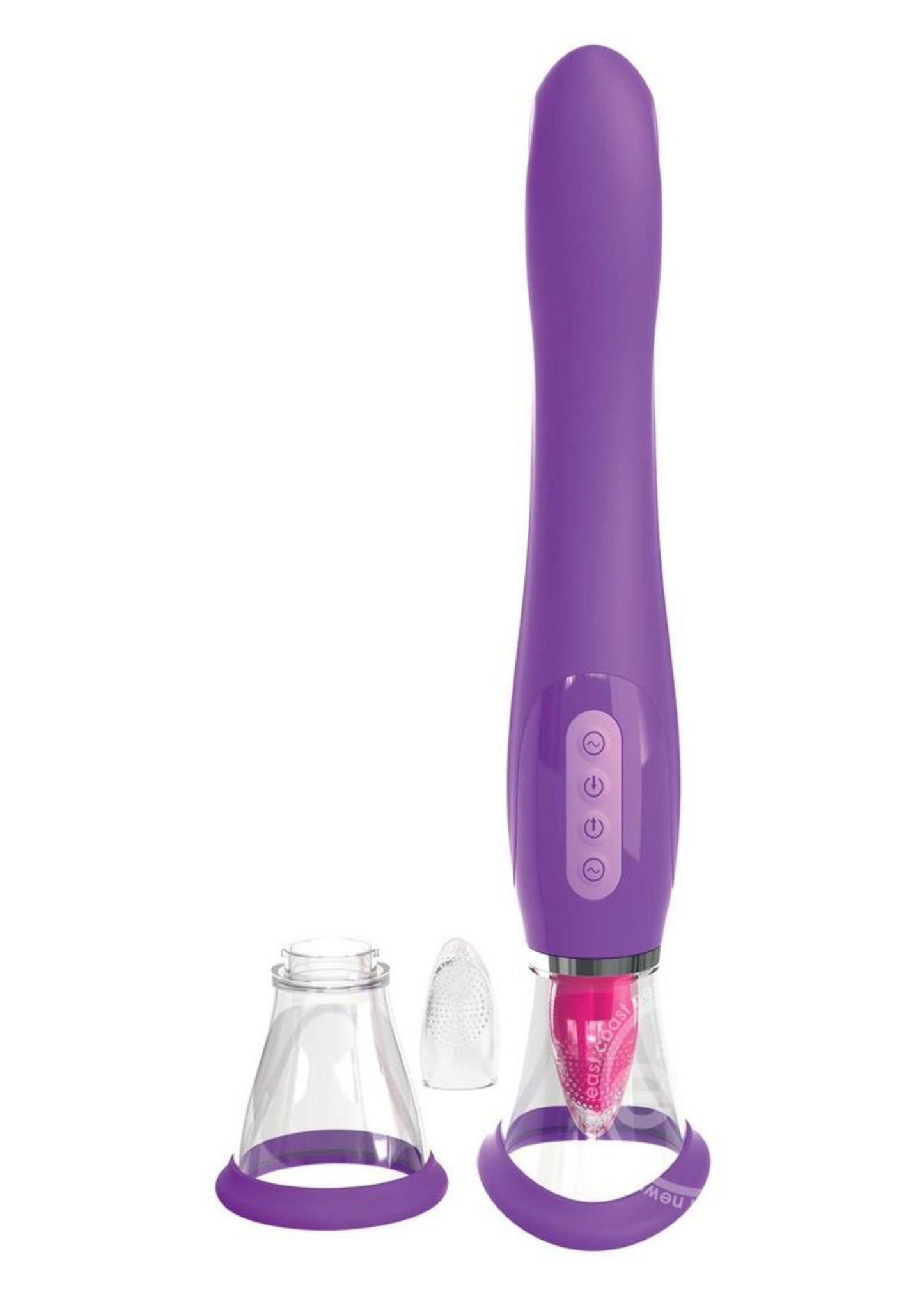 Fantasy For Her Her Ultimate Pleasure Silicone Vibrating Multi-Speed USB Rechargeable Clit Stimulator Waterproof - Purple