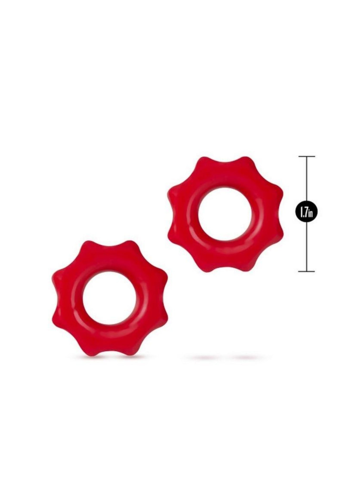 Stay Hard Nutz Cock Ring - Red