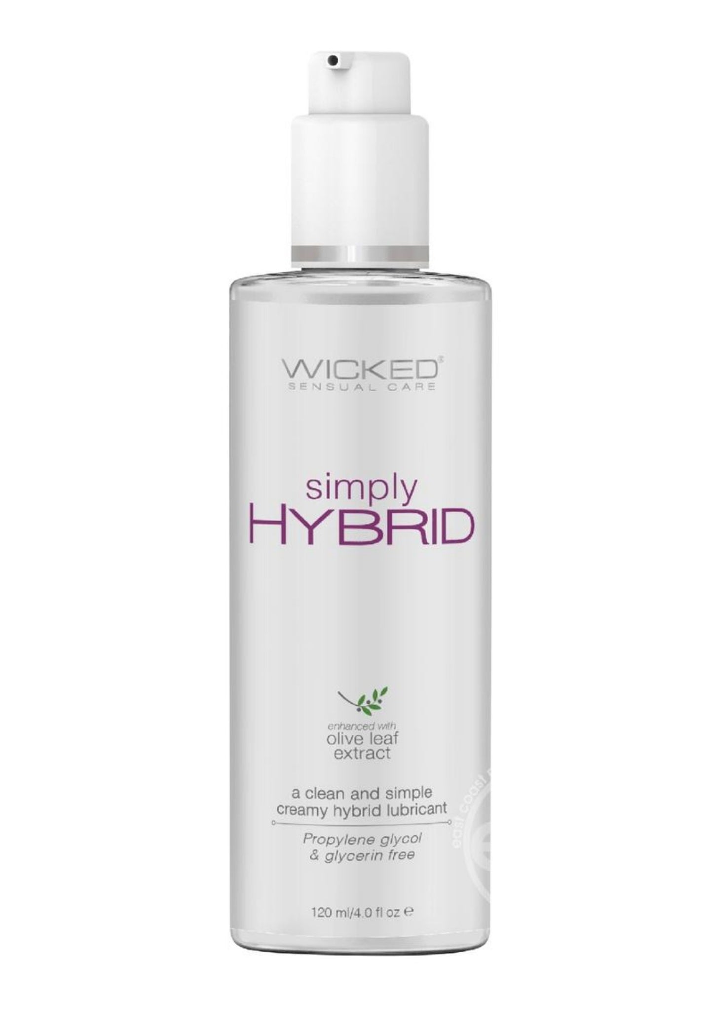 Wicked Simply Hybrid Lubricant with Olive Leaf Extract 4oz
