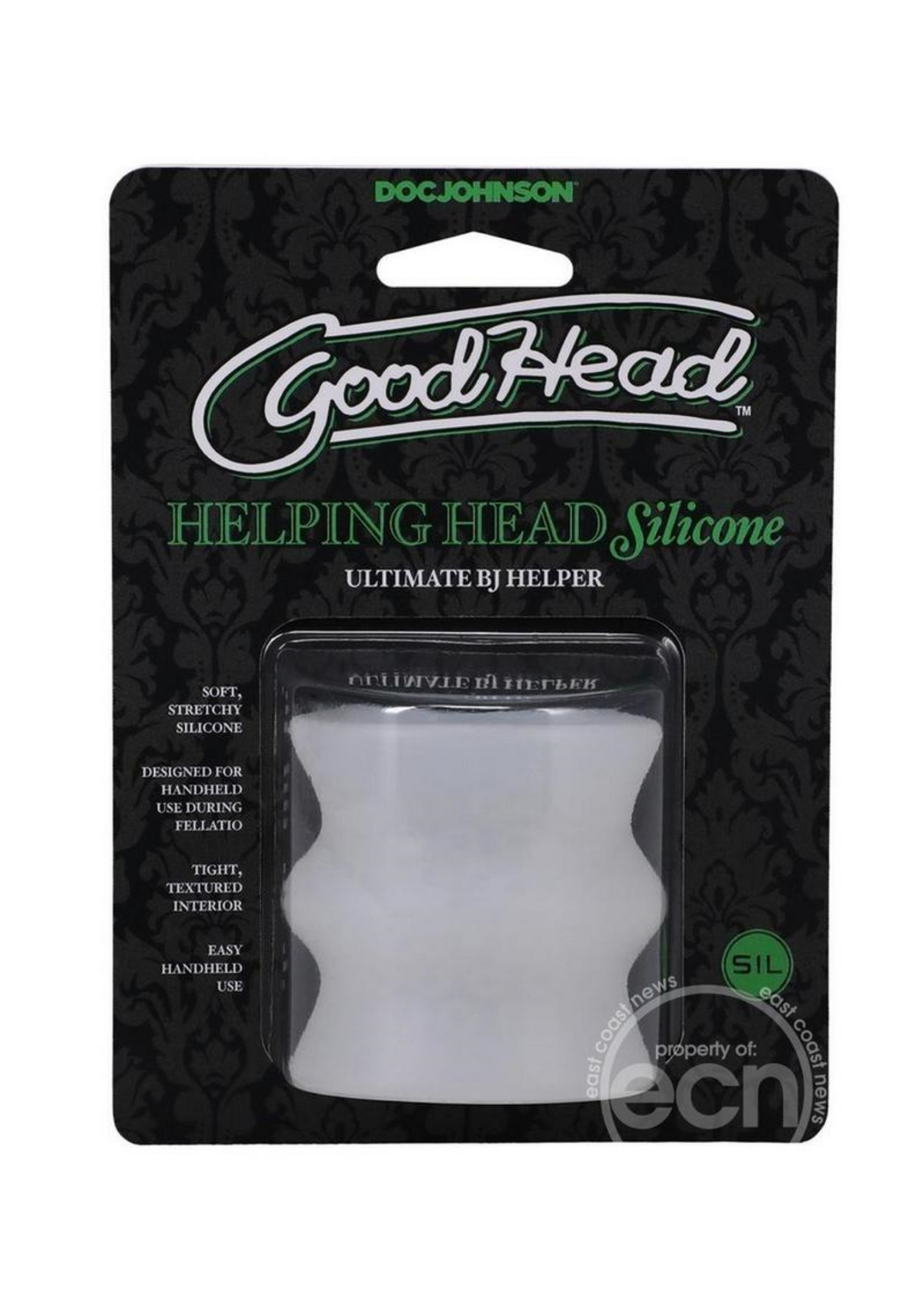 GoodHead Helping Head Silicone Stroker - Frost