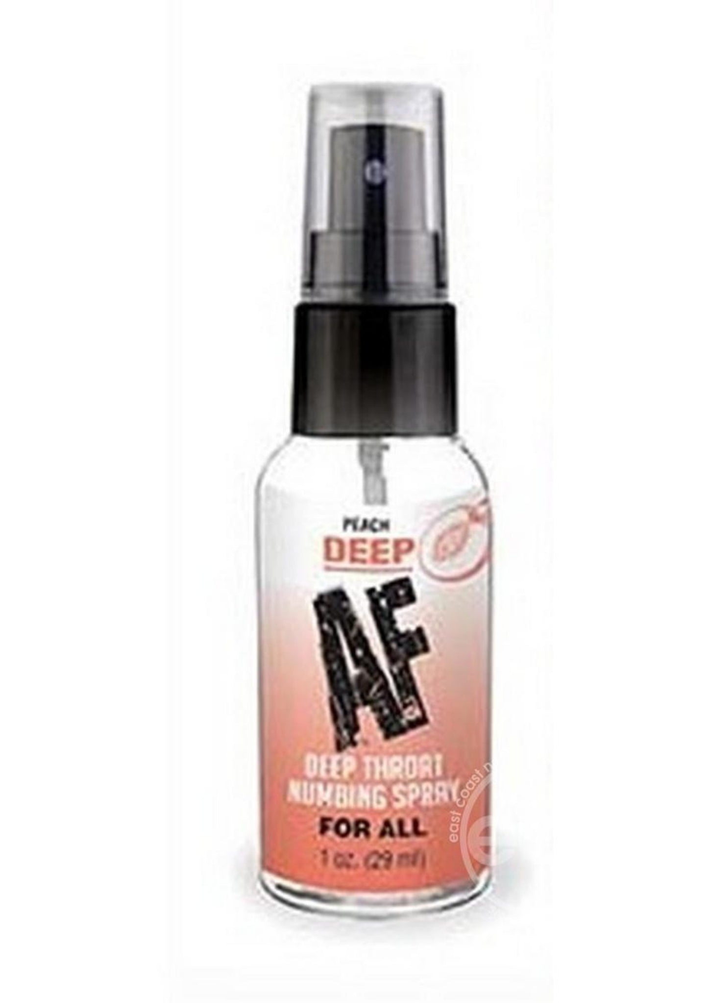 Deep AF Deep Throat Numbing Spray - Peach