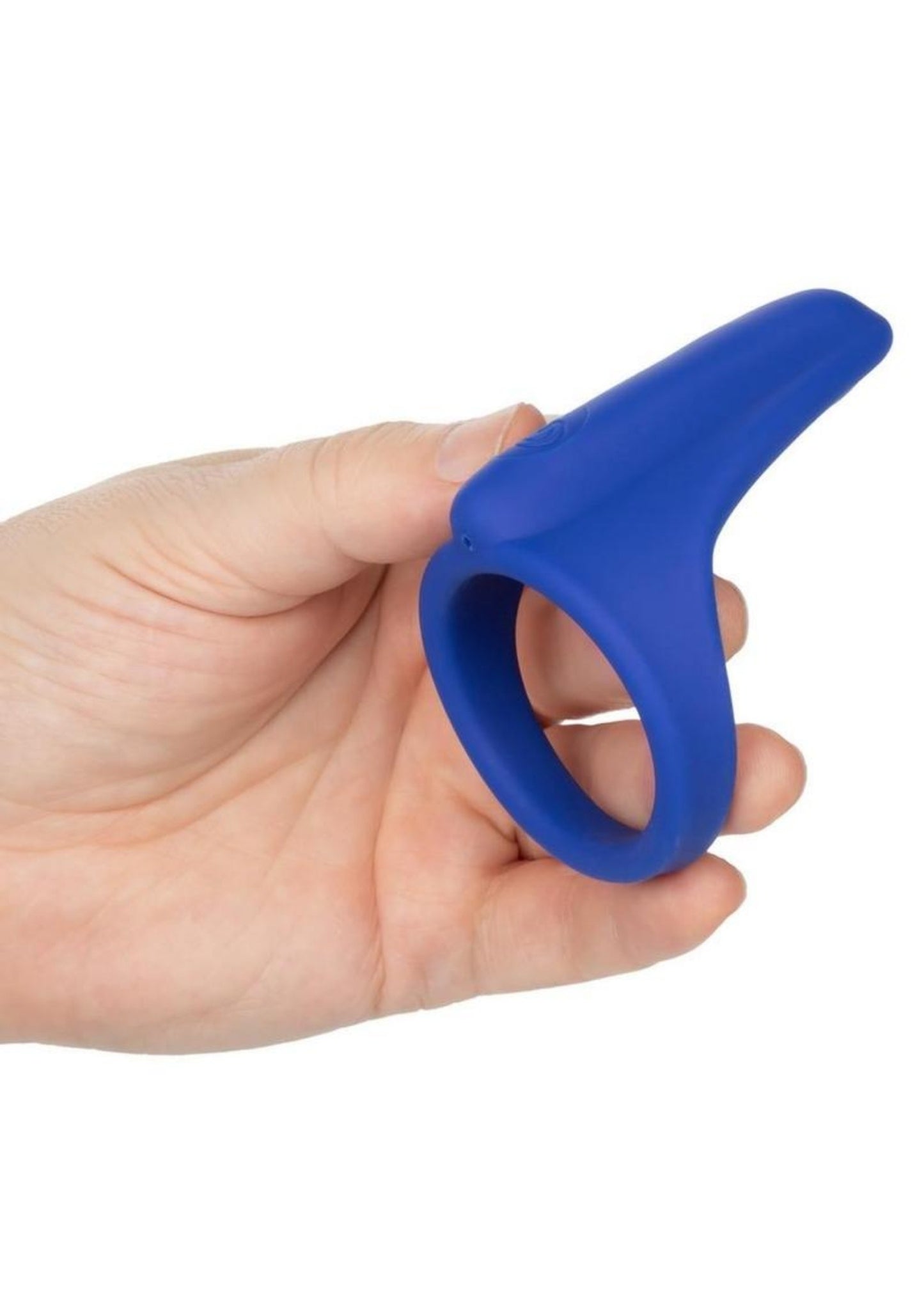 Admiral Liquid Rechargeable Silicone Vibrating Perineum Massager & Cock Ring - Blue
