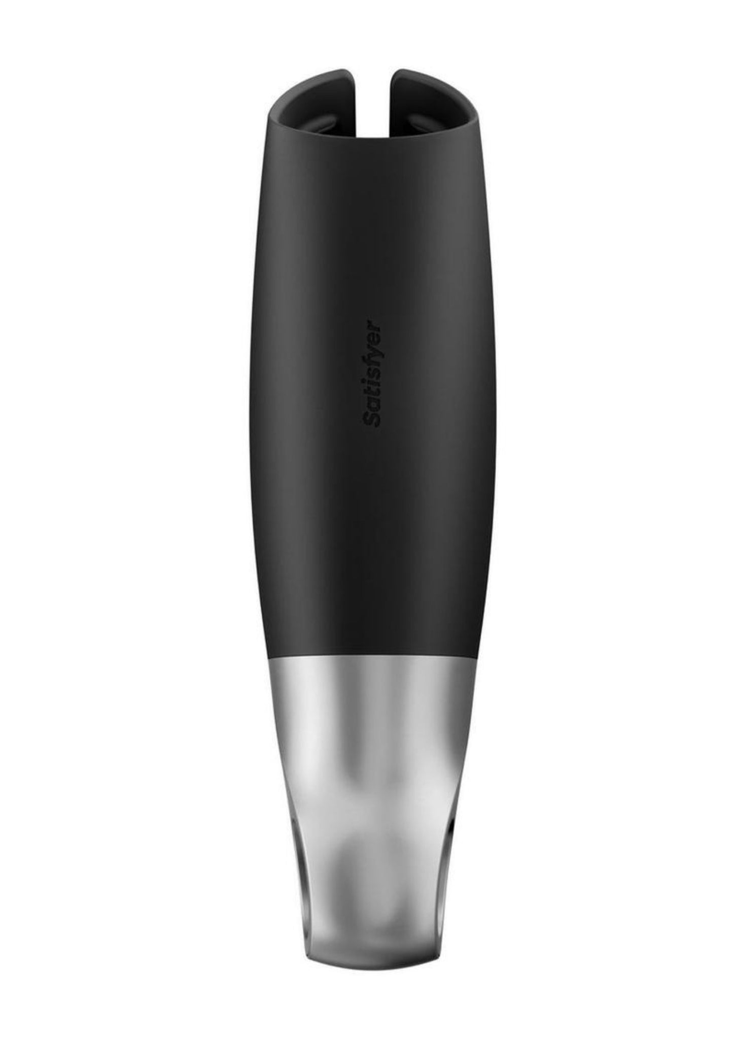 Satisfyer Power Masturbator Rechargeable Silicone Stroker - Black