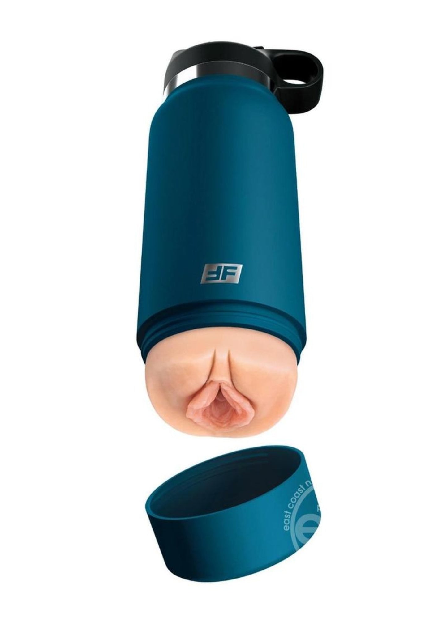 PDX Plus Fuck Flask Private Pleaser Pussy Stroker - Vanilla/Blue