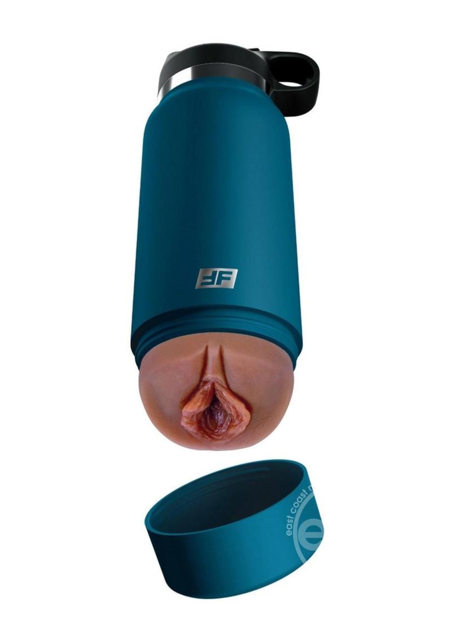 PDX Plus Fuck Flask Private Pleaser Pussy Stroker - Caramel/Blue