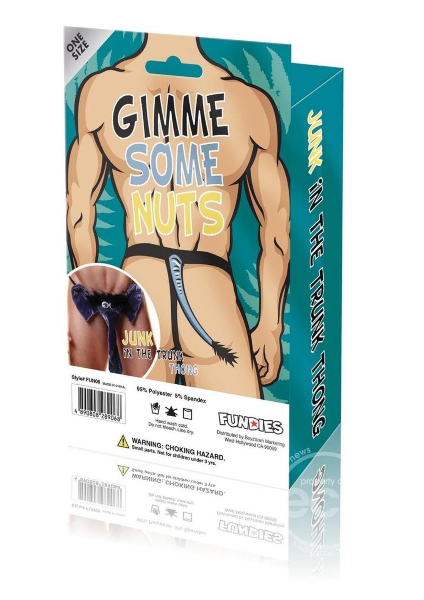 Junk In The Trunk Jockstrap - O/S - Grey