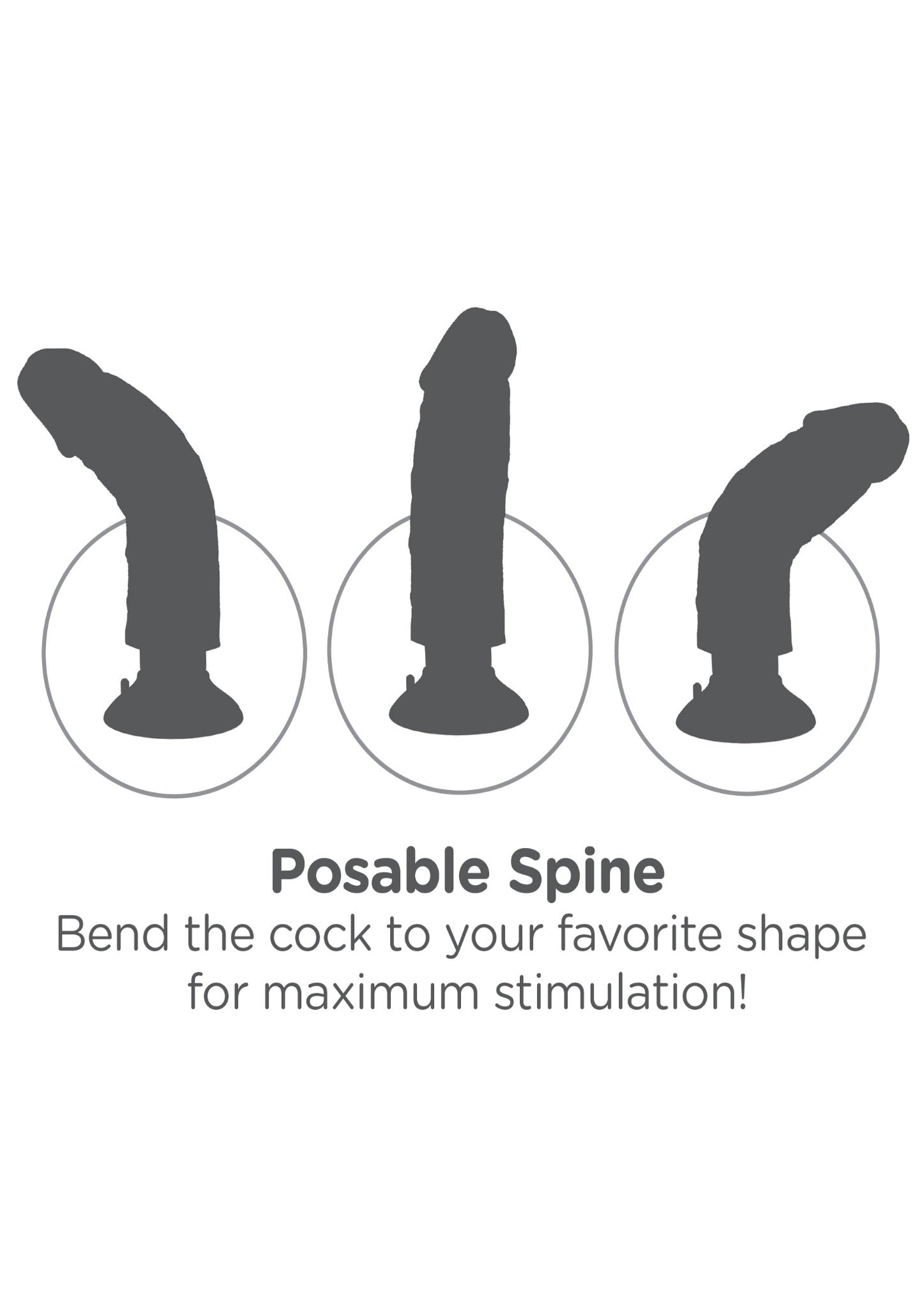 King Cock Vibrating Dildo 8in - Vanilla