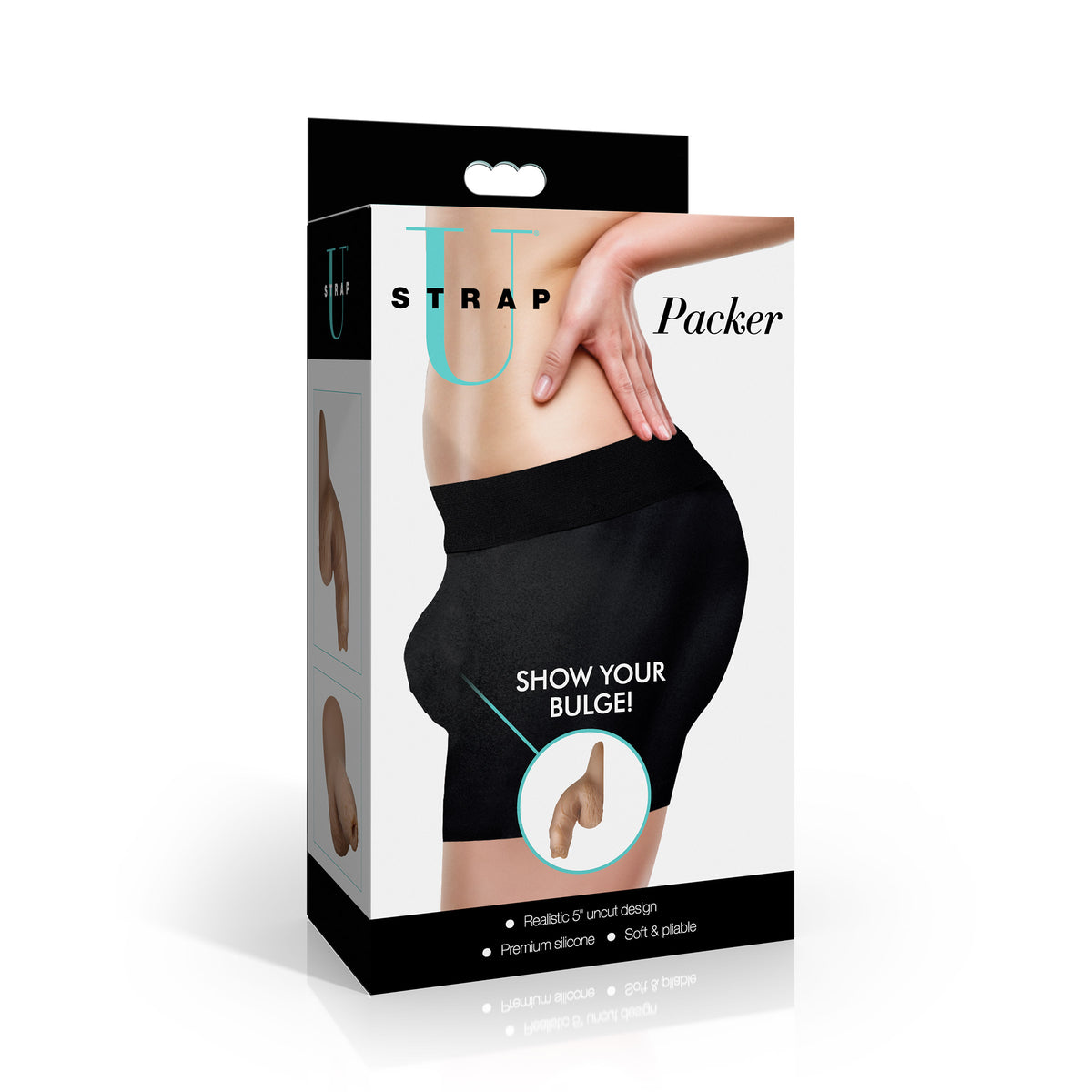 5.1" Uncut Silicone Packer Dildo - Medium