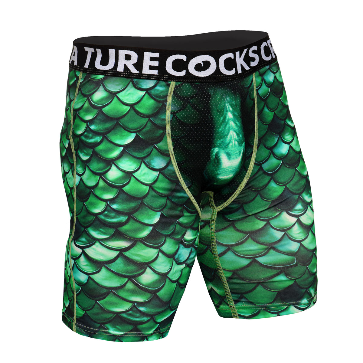 Creature Wear Cockness Monster Lake Creature Boxer Shorts - X-Large