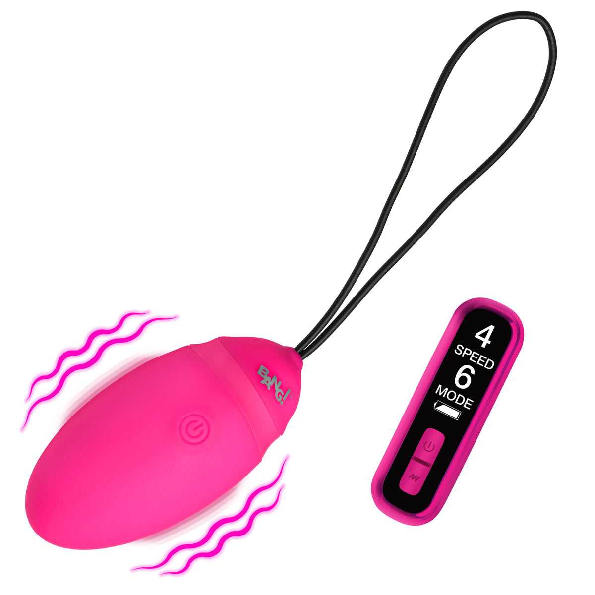 Vibrating Silicone Egg with Digital Remote