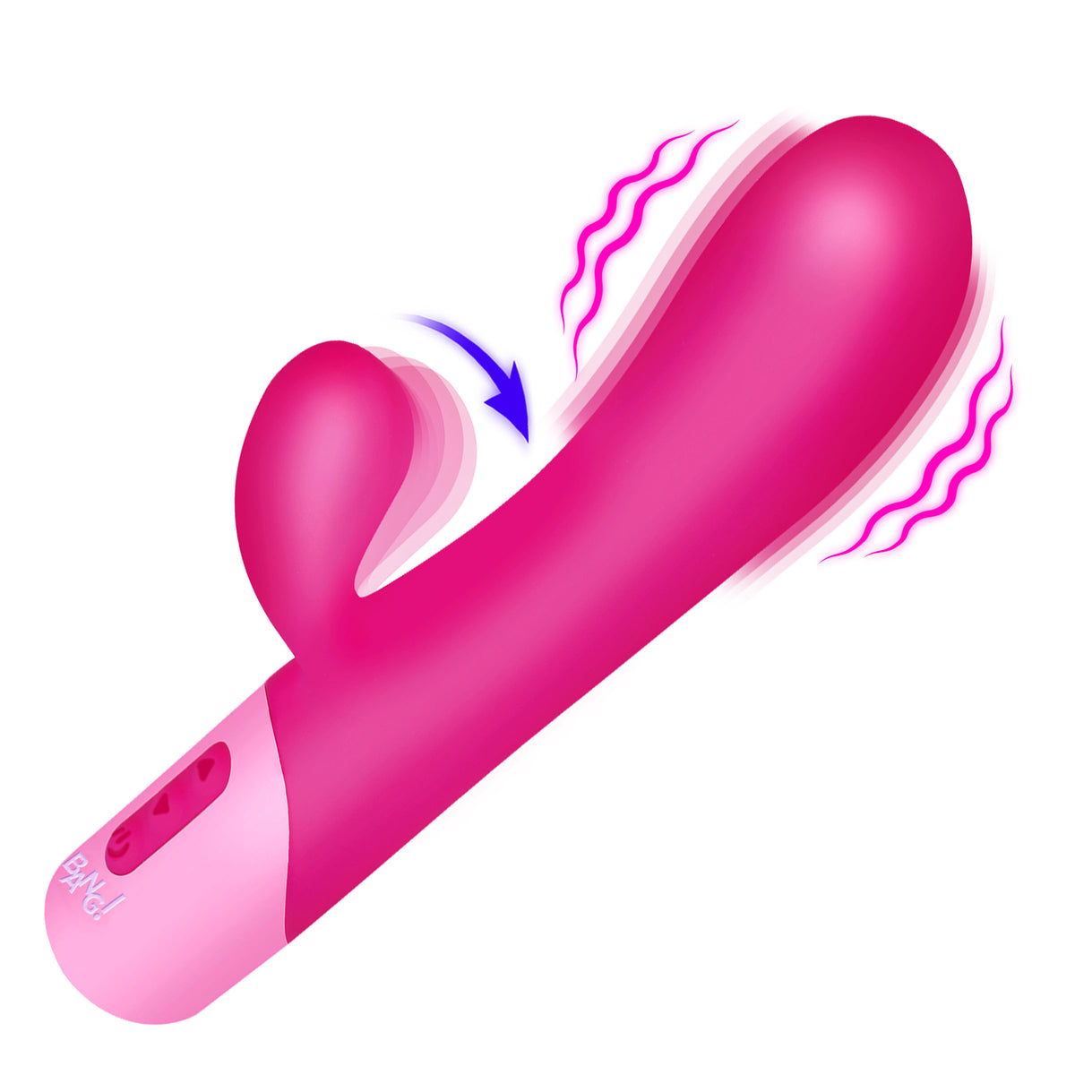 Clit Tapping Vibrating Rabbit - Pink