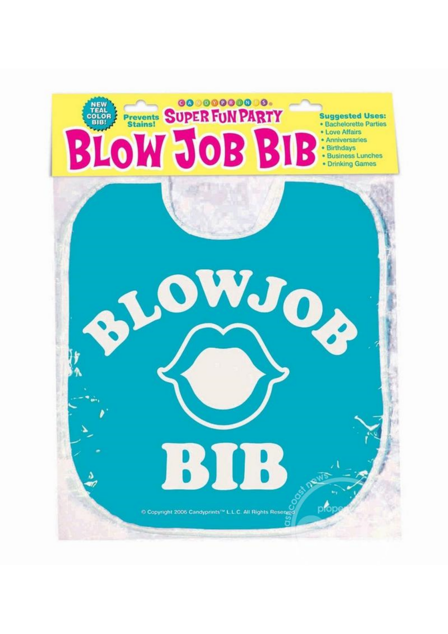 Blow Job Bib - Teal