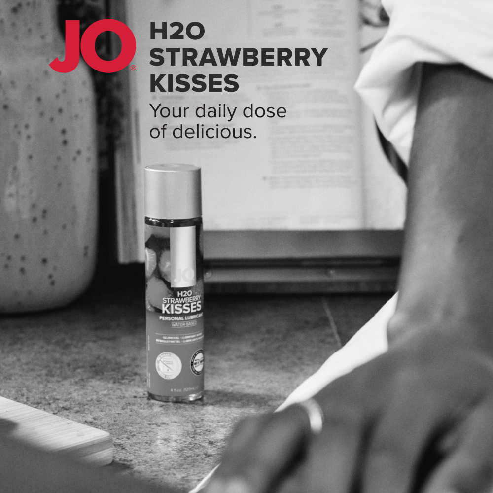 JO H2O Water Based Flavored Lubricant Strawberry Kisses 4oz