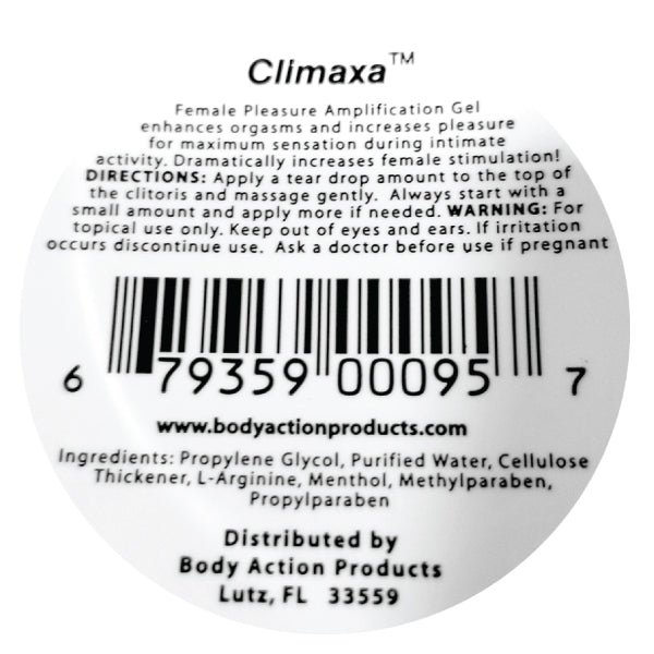 Climaxa Stimulating Gel - 50 Pieces Sample Display
