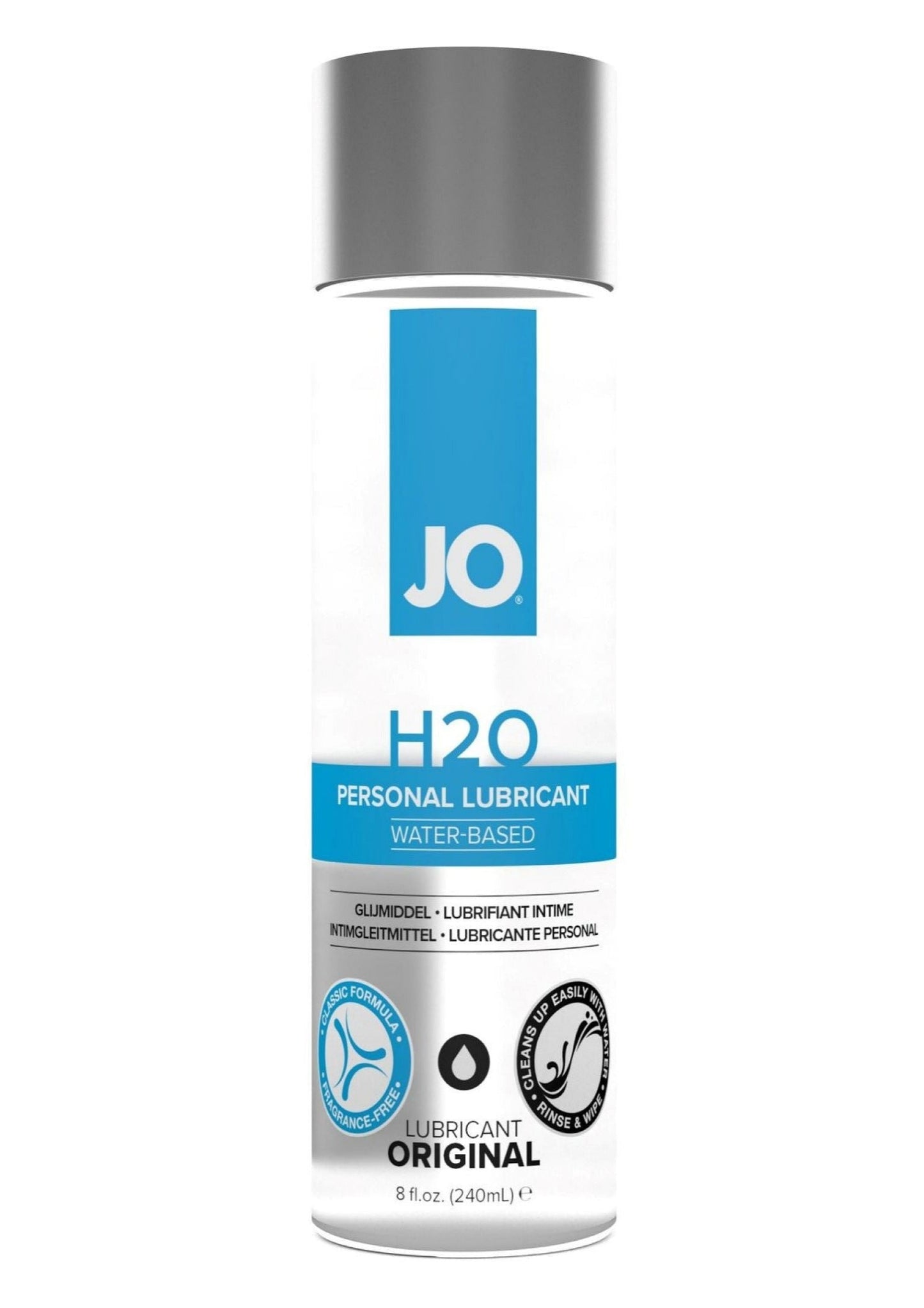 JO H2O Original Water Based Lubricant 8oz