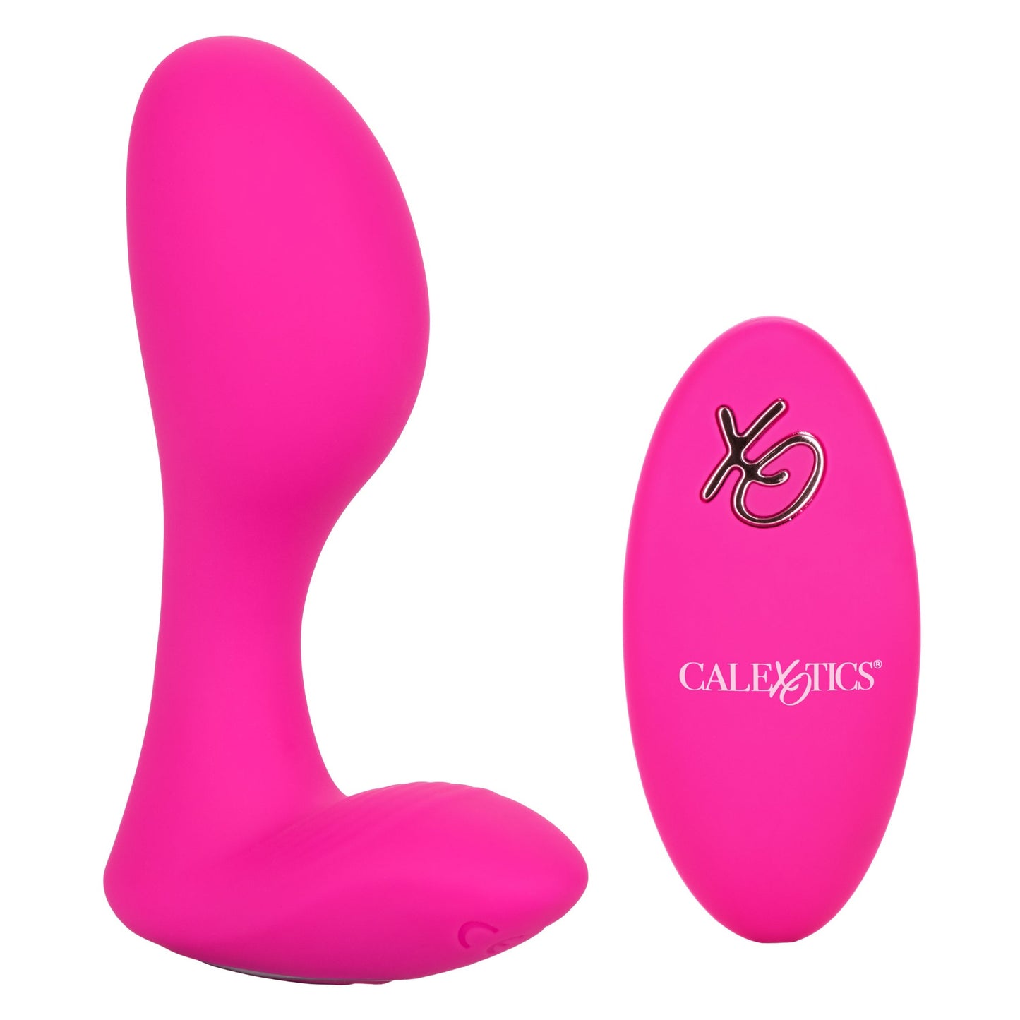 CalExotics Silicone Rechargeable G-Spot Arouser Vibrator with Remote Control - Pink