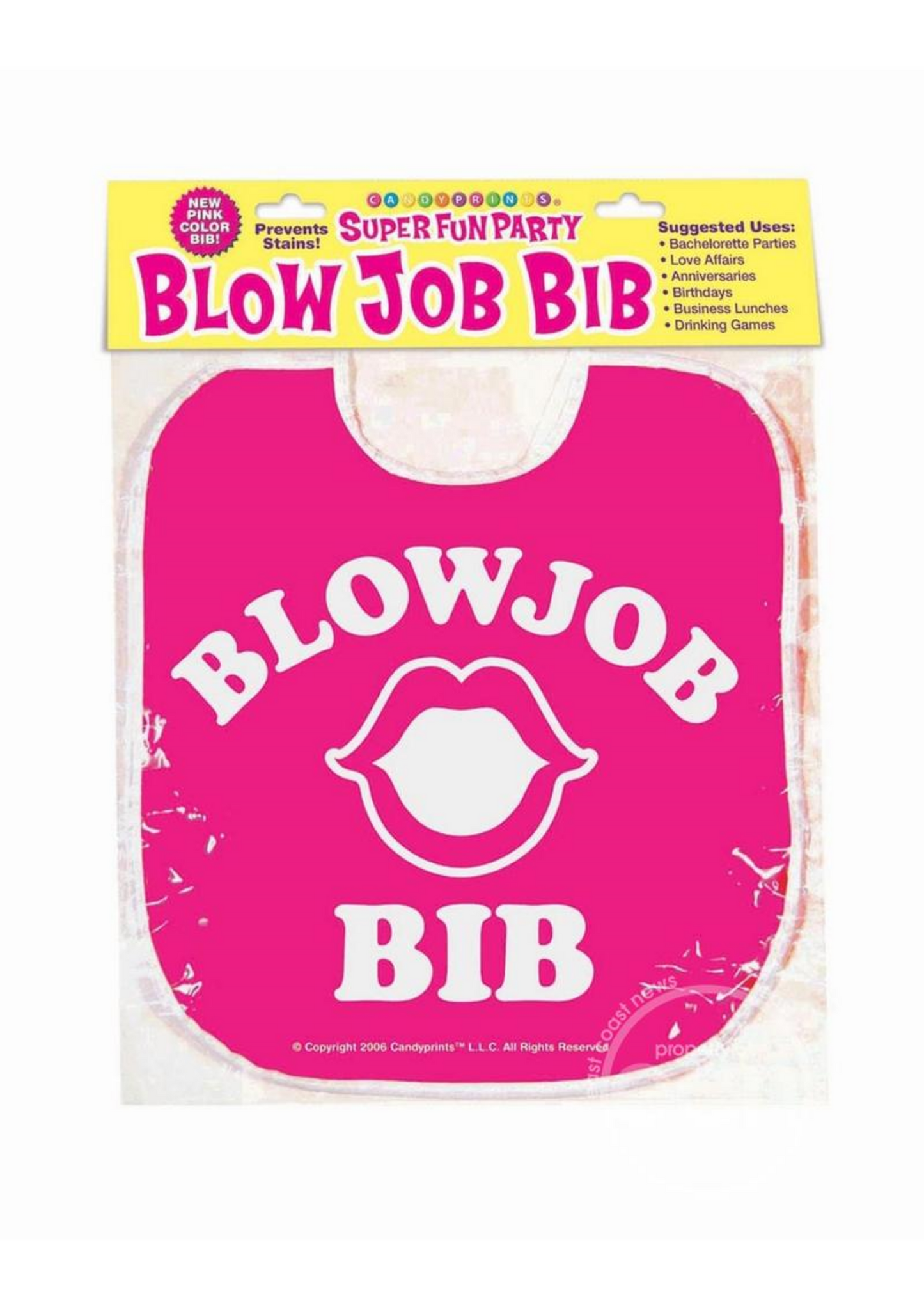 Blow Job Bib - Pink