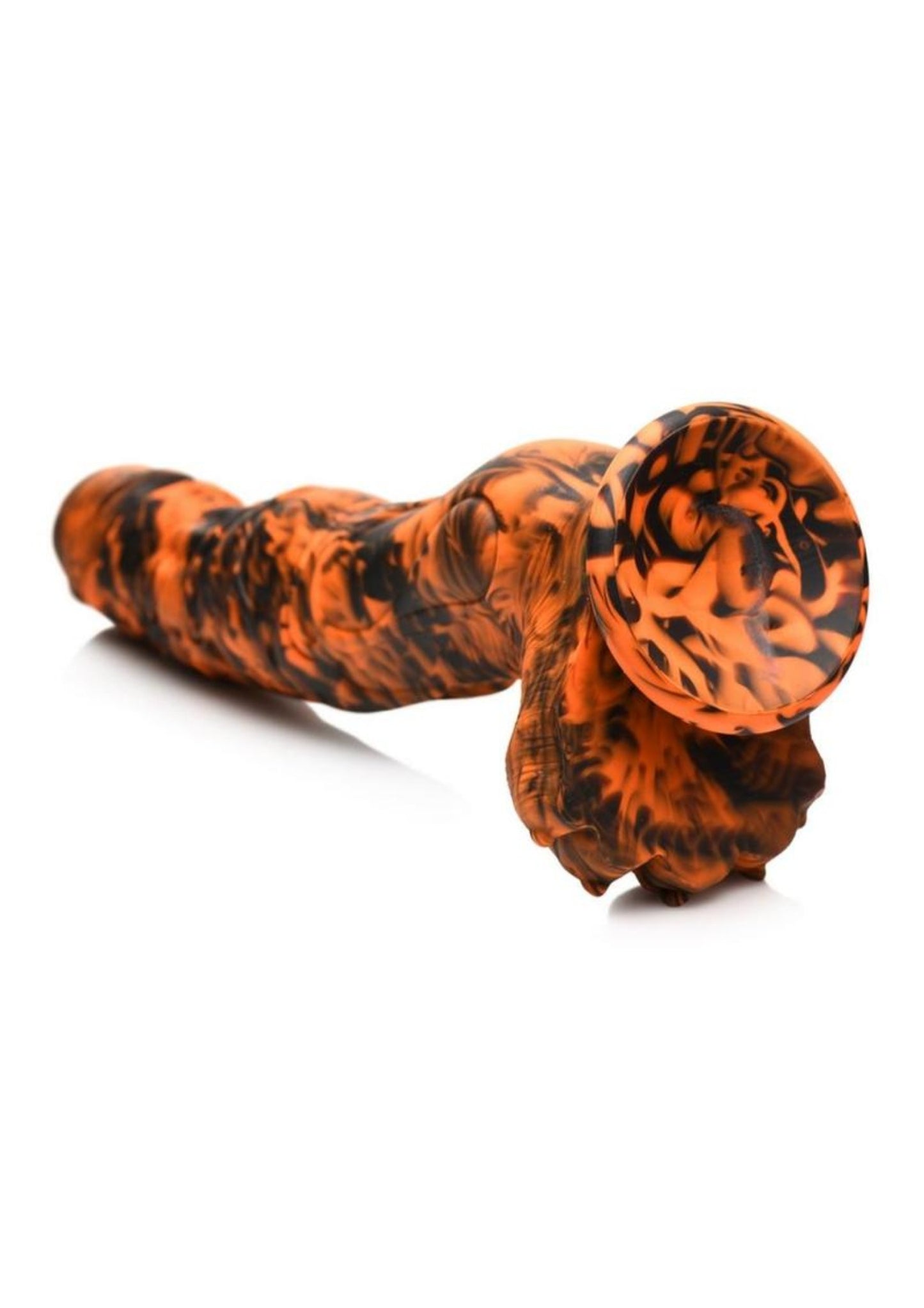 Creature Cocks Sabretooth Silicone Dildo - Orange/Black