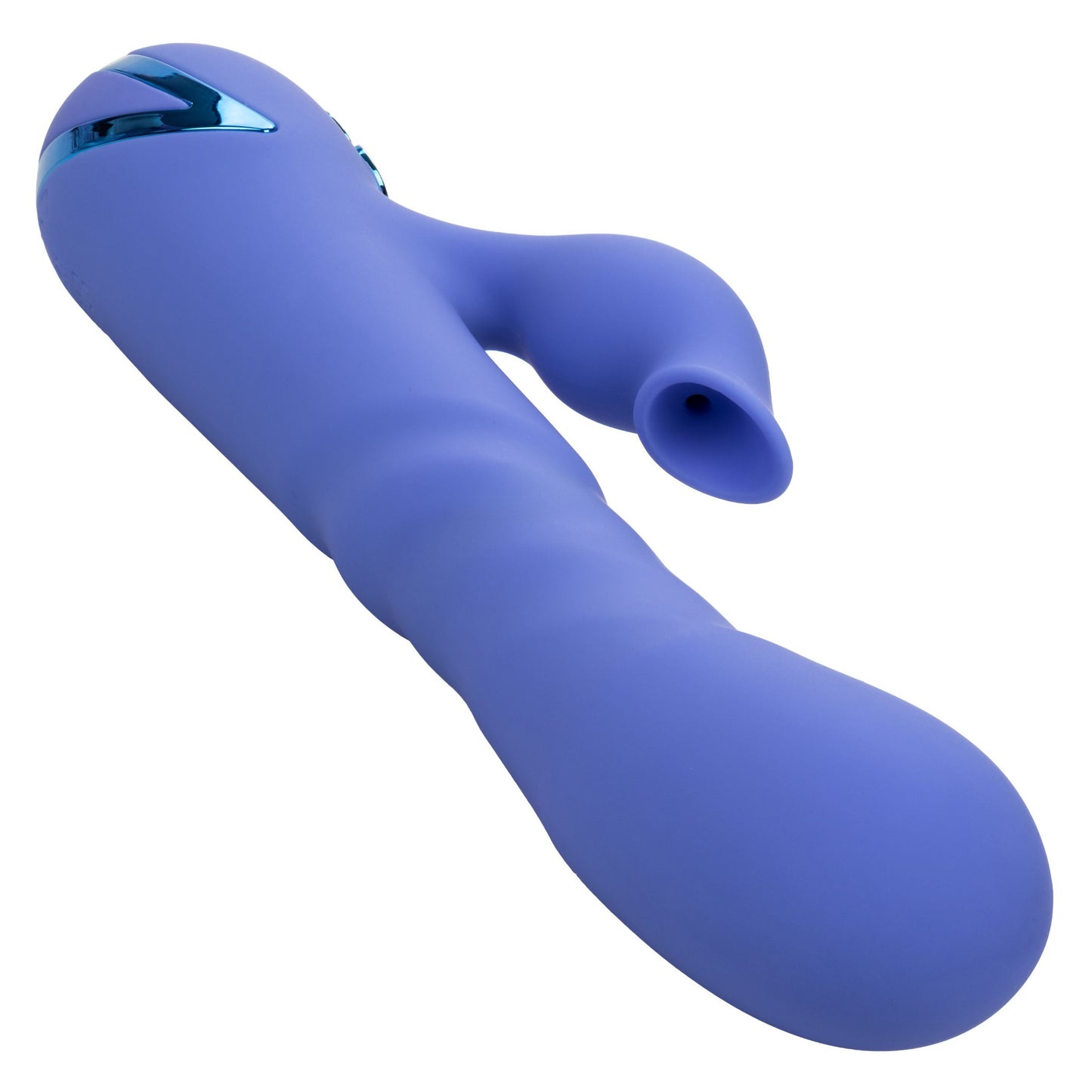 California Dreaming L.A. Love Rechargeable Silicone Vibrator with Clitoral Stimulator - Blue