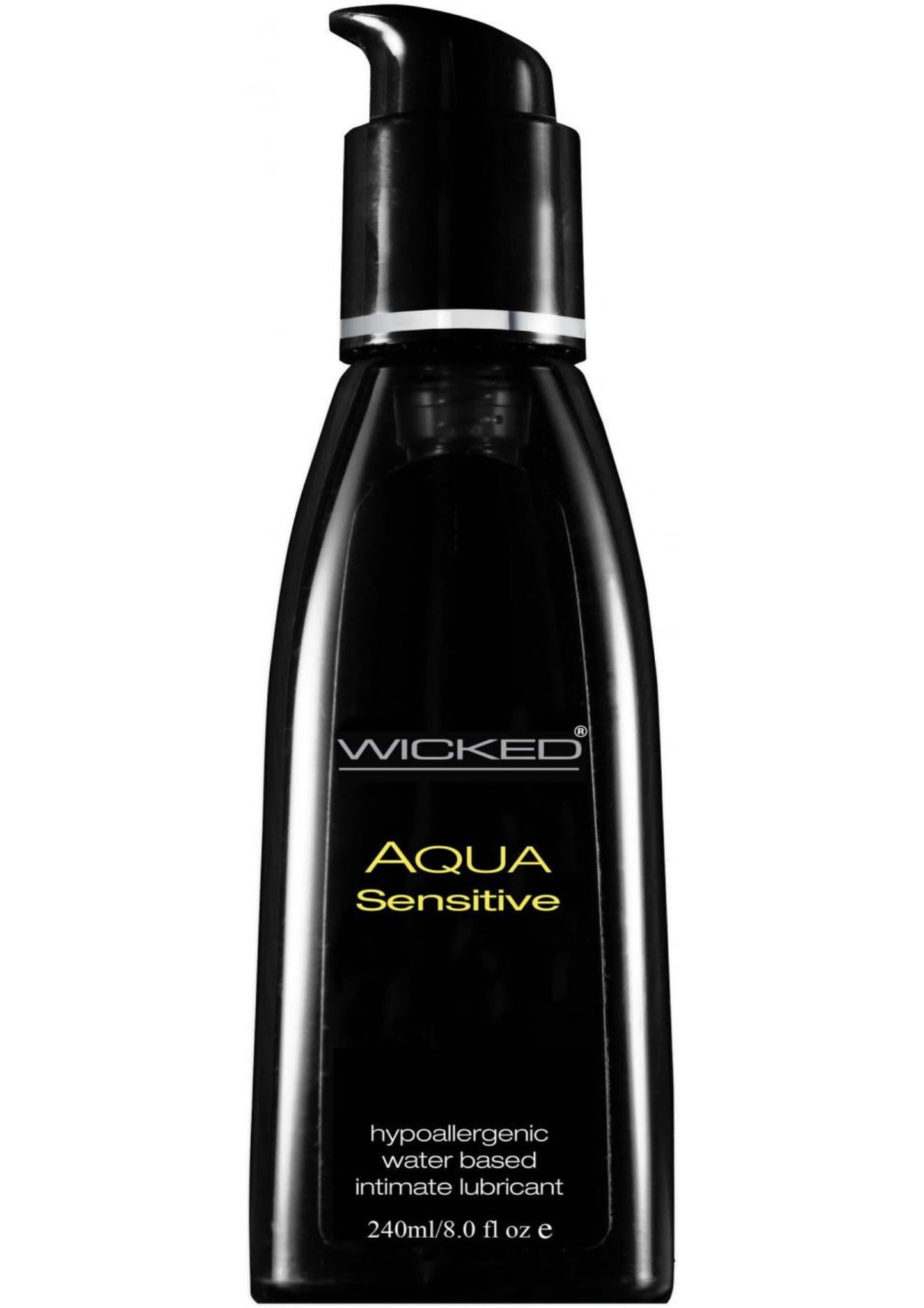 Wicked Aqua Water Based Sensitive Hypoallergenic Lubricant 8oz