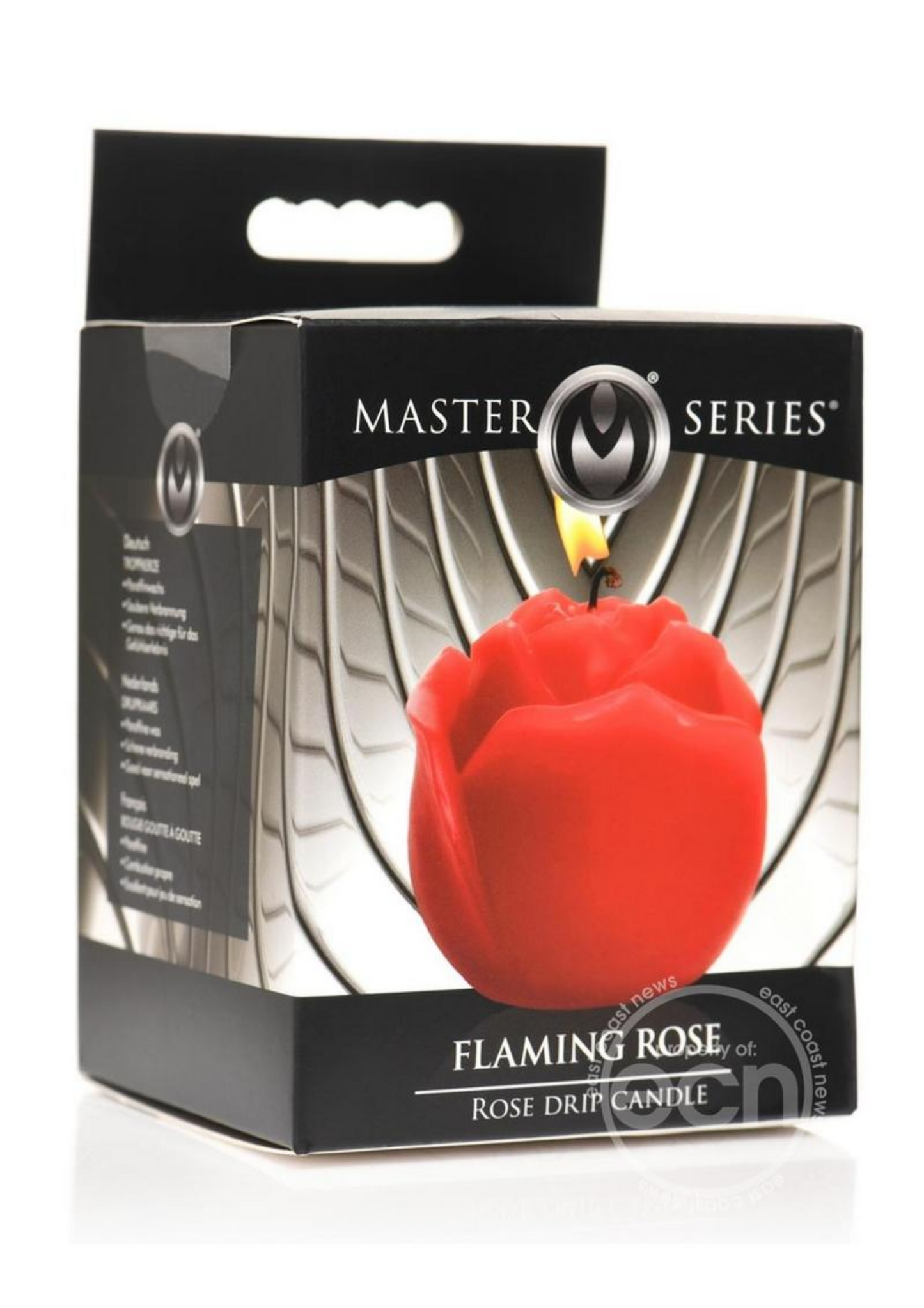 Master Series Flaming Rose Rose Drip Candle - Red