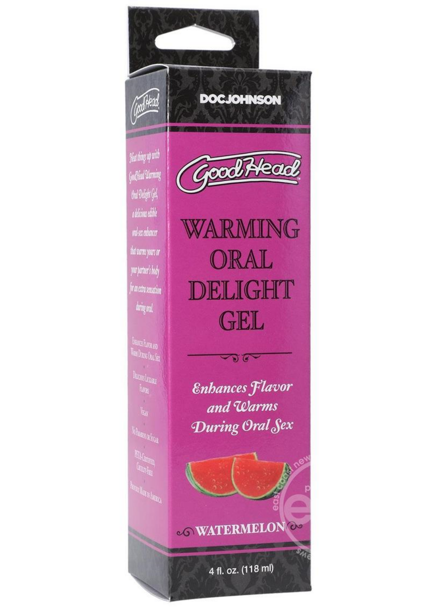 GoodHead Warming Head Oral Delight Gel Flavored Watermelon 4oz