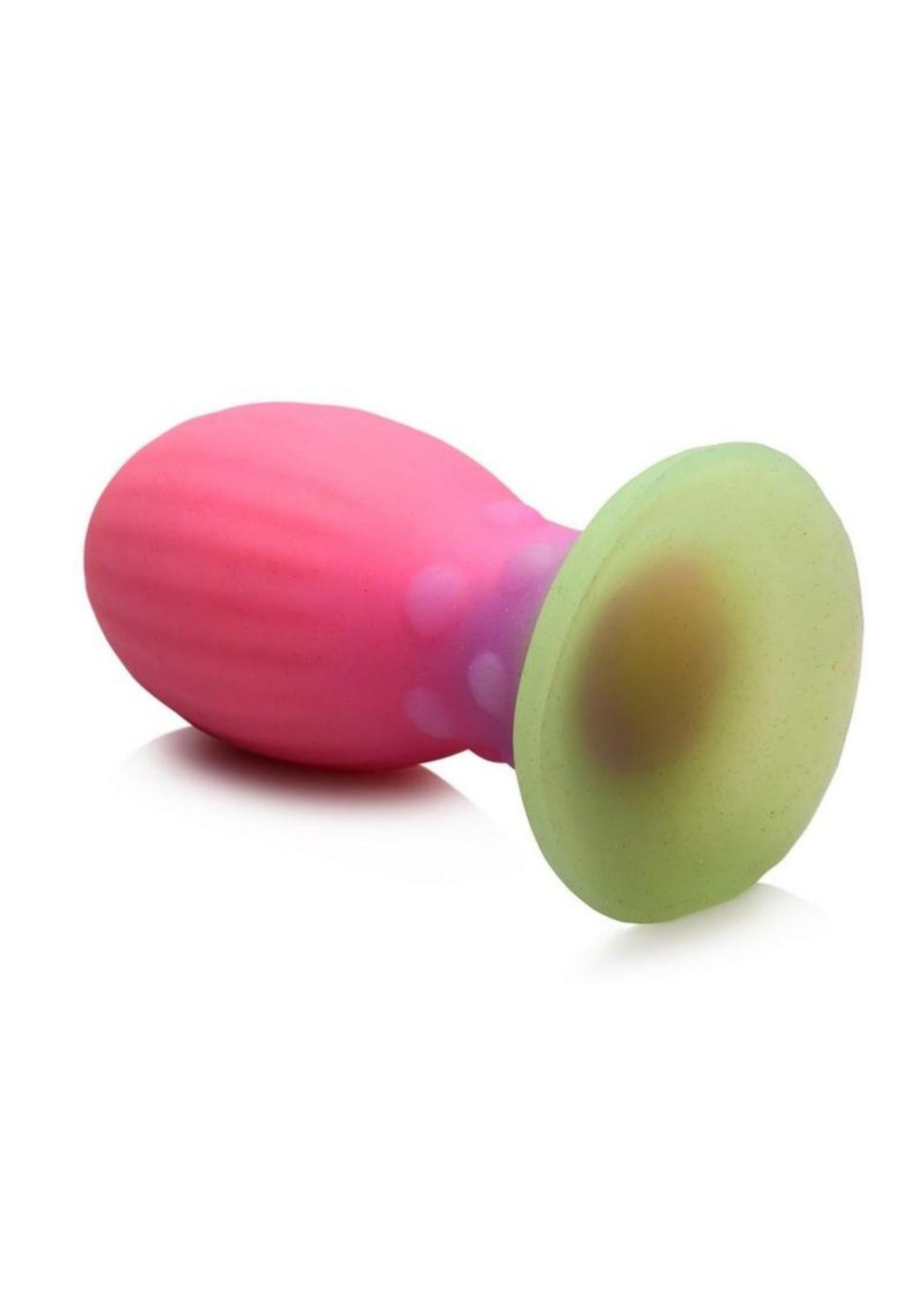 Creature Cocks Xeno Egg Glow in the Dark Silicone Egg - Pink/Green