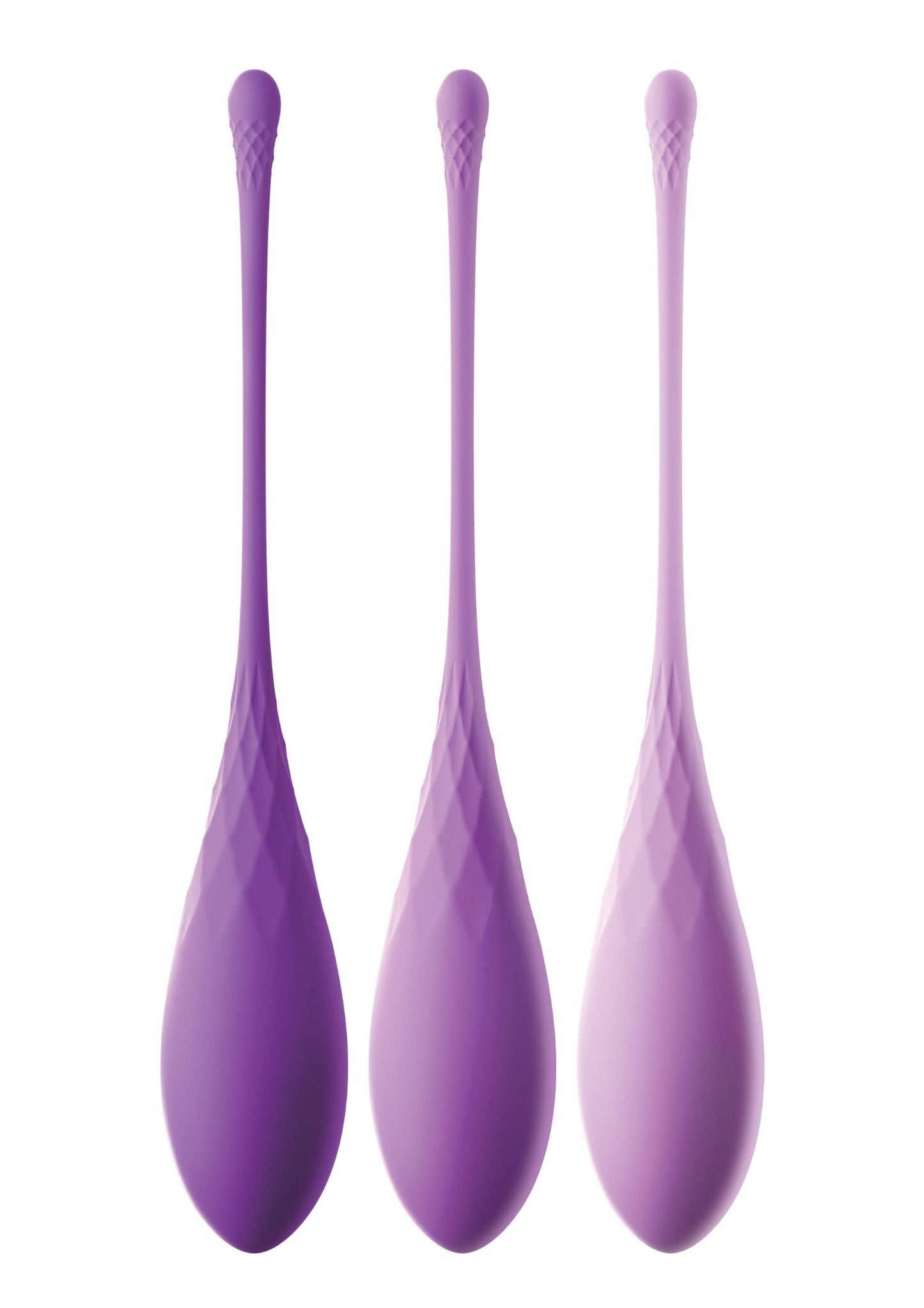 Fantasy For Her Silicone Kegel Train Her Set - Purple