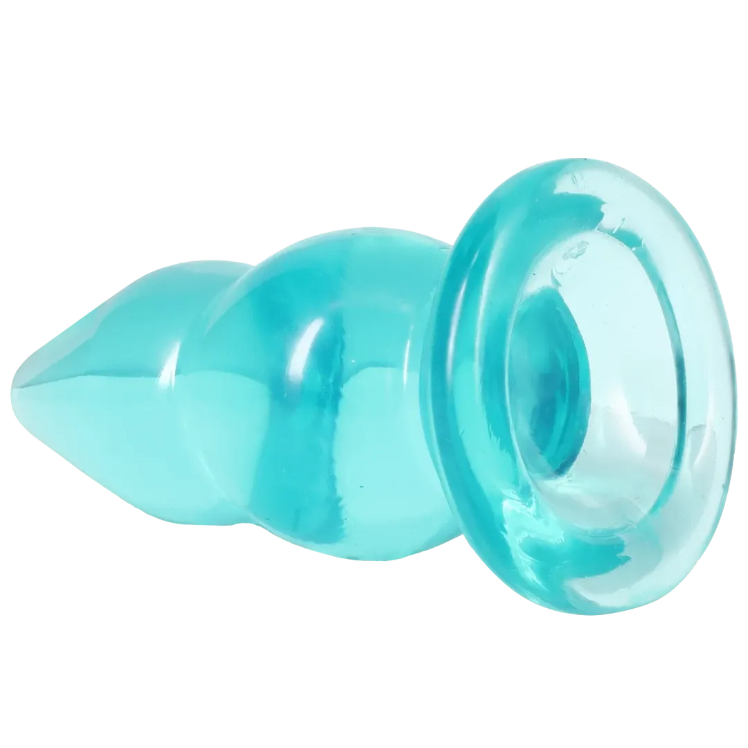 Crystal Jellies - Double Pop Plug - 6 Inch Pink