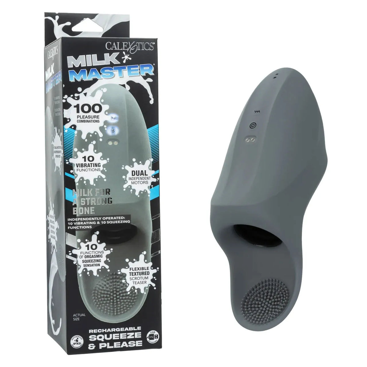 Milk Master Rechargeable Squeeze & Please Grey