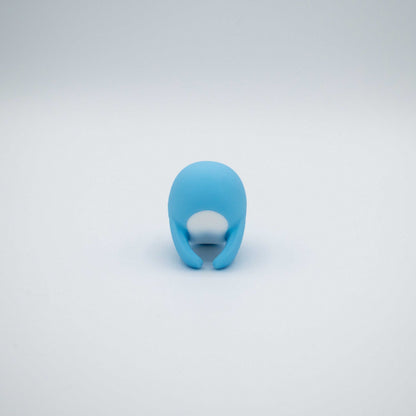 The Heavenly Humpback Finger Bullet Vibrator - Blue