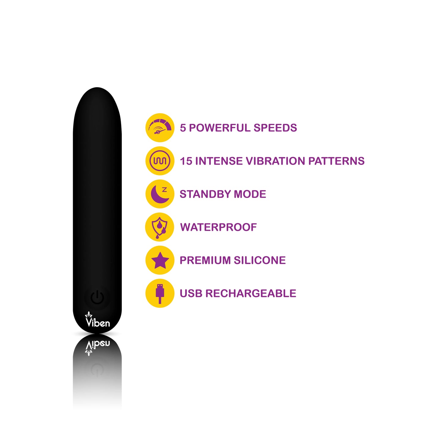 Bombshell Flexible Bullet - Black
