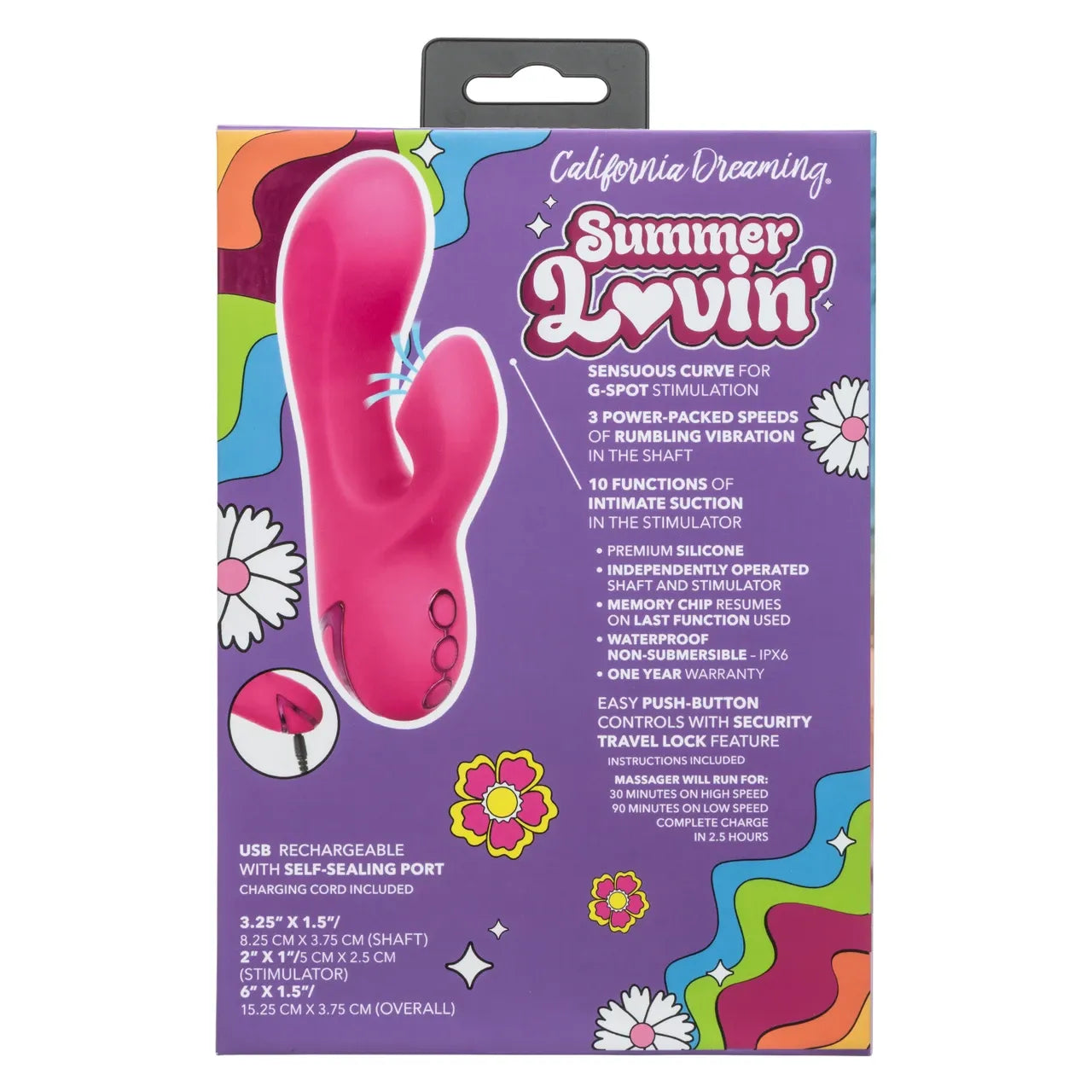 California Dreaming Summer Lovin' Venice Beach Babe Pink