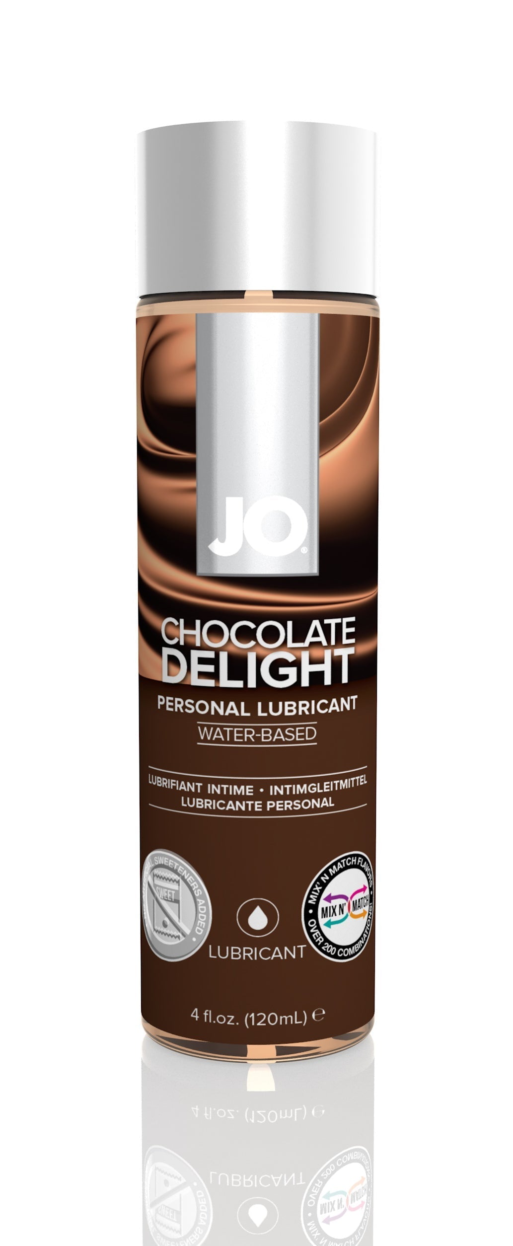 JO H2O Water Based Flavored Lubricant Chocolate Delight 4oz