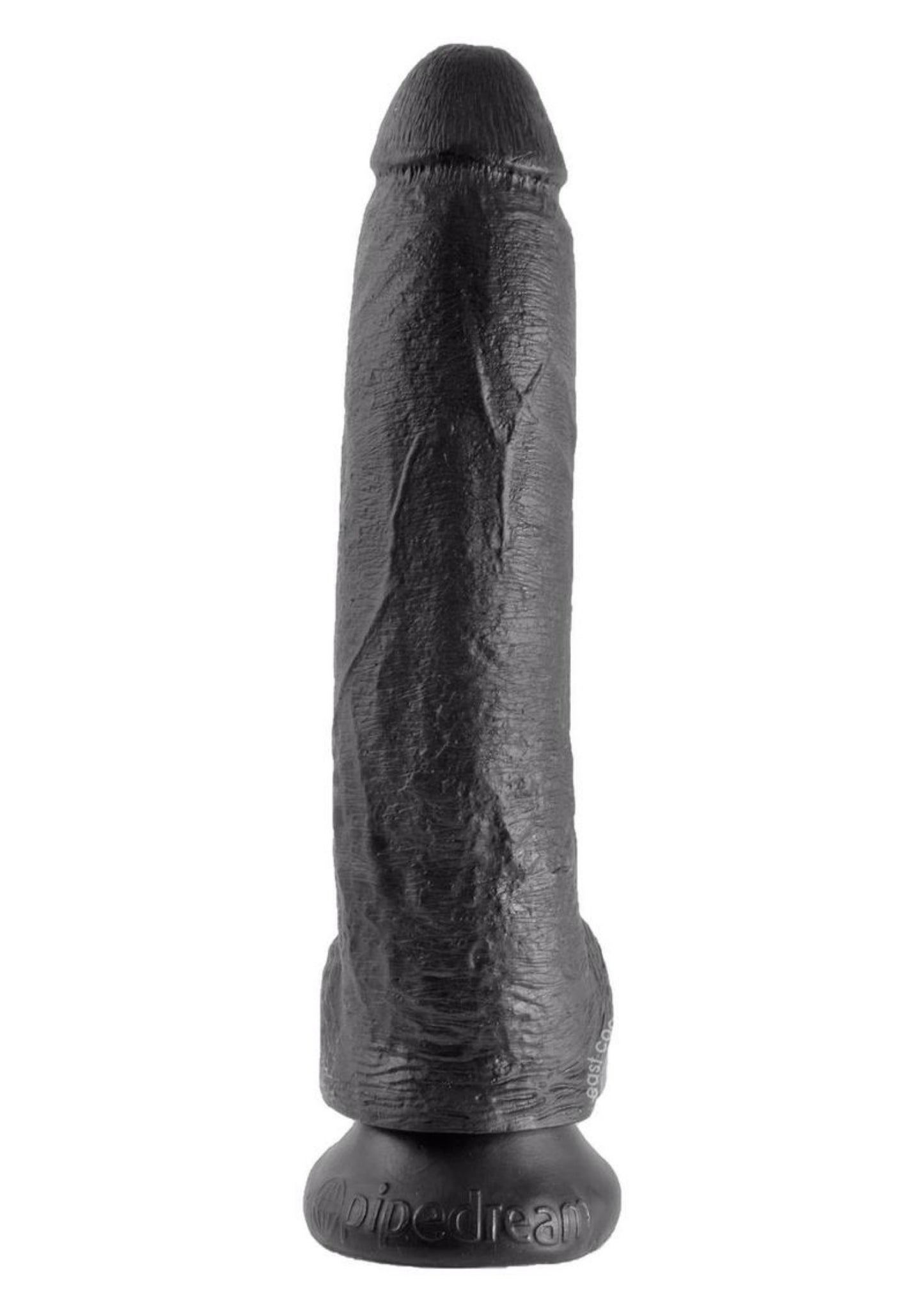 King Cock Dildo with Balls 9in - Black