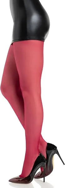 Lycra Sheer to Waist Support Pantyhose - Os - Burgundy