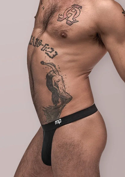 Male Power Pure Comfort Bong Thong - Black