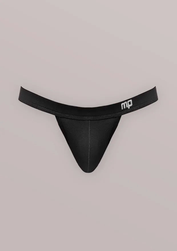Male Power Pure Comfort Bong Thong - Black