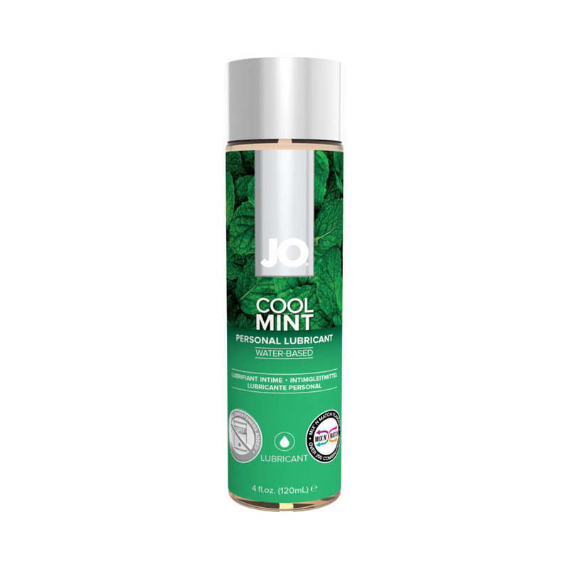 JO H2O Water Based Flavored Lubricant Cool Mint 4oz
