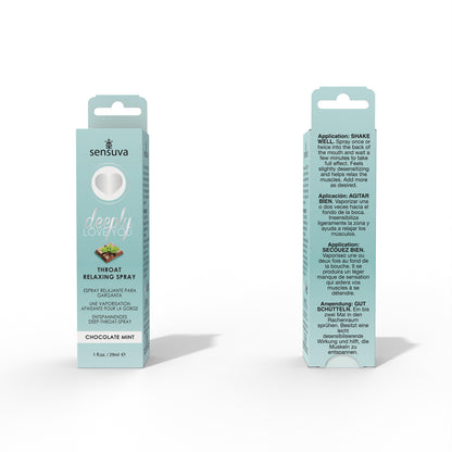 Deeply Love You Throat Relaxing Spray - Chocolate Mint - 1 Fl. Oz.