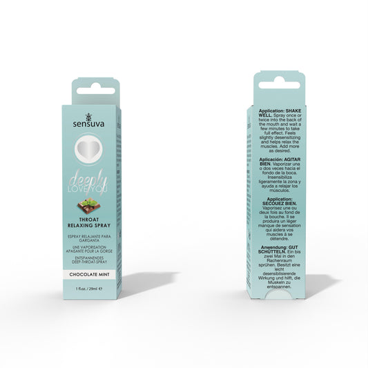 Deeply Love You Throat Relaxing Spray - Chocolate Mint - 1 Fl. Oz.