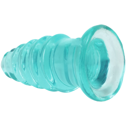 Crystal Jellies - Anal Twist - 5 Inch Teal