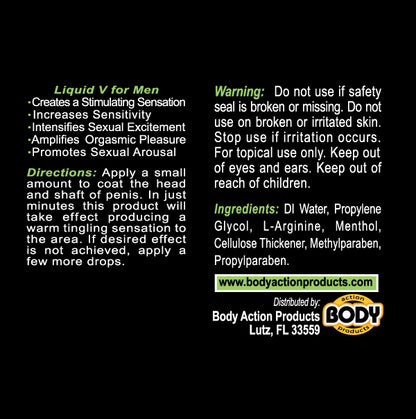Liquid v for Men - 6 Pack Display