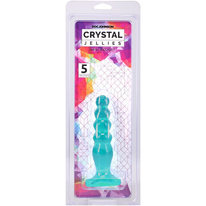 Crystal Jellies - Anal Delight - 5 Inch - Teal